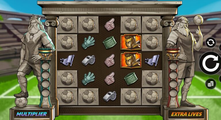 Goals of Olympus Boltlock slot review gameplay image – 250 spin test