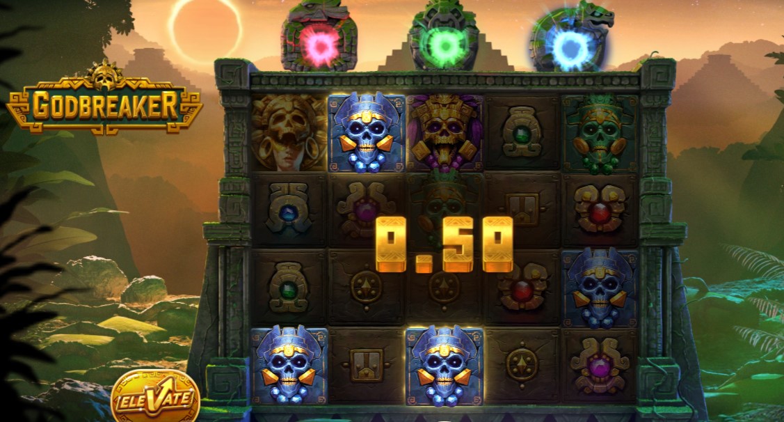 Godbreaker slot review gameplay image – 250 spin test