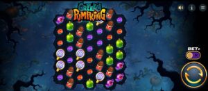 Greedy Pumpking slot review gameplay image – 250 spin test