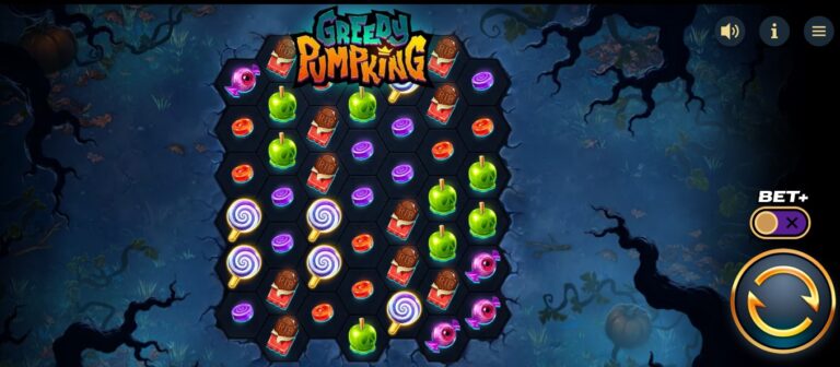 Greedy Pumpking slot review gameplay image – 250 spin test
