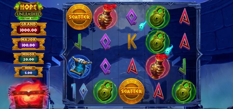 Hope Unleashed Fortune Rises slot review gameplay image – 250 spin test