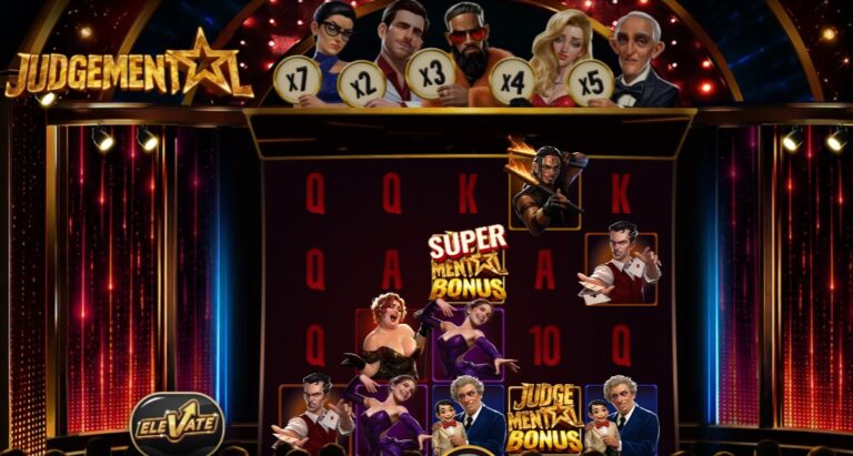 Judgemental slot review gameplay image – 250 spin test
