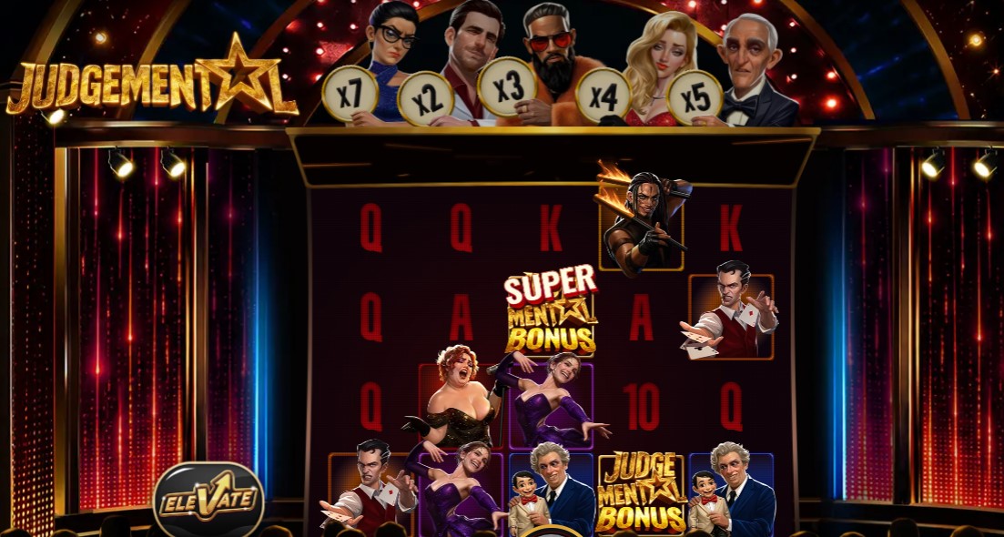 Judgemental slot review gameplay image – 250 spin test