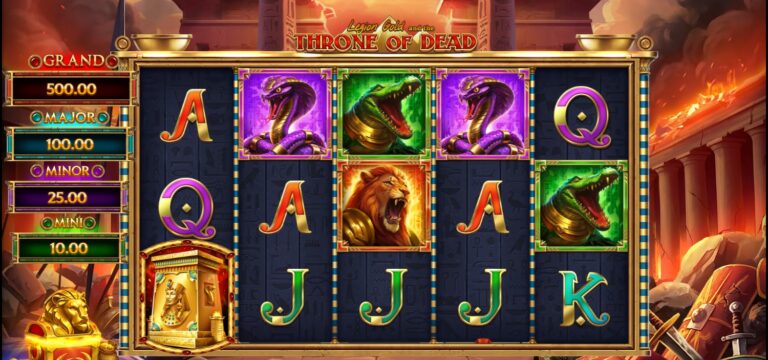 Legion Gold and the Throne of Dead slot review gameplay image – 250 spin test