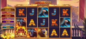 Legion Gold Reckoning slot review gameplay image – 250 spin test