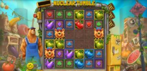 Nuclear Tumble slot review gameplay image – 250 spin test