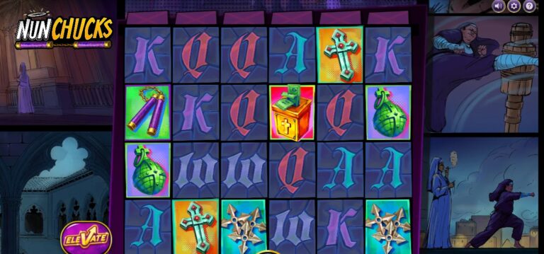 Nunchucks slot review gameplay image – 250 spin test
