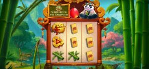 Panda Goes Boom slot review gameplay image – 250 spin test