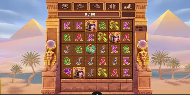 Pharaoh's Last Wish slot review gameplay image – 250 spin test