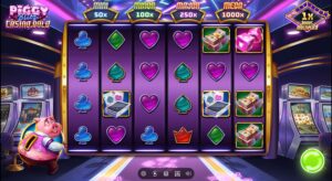 Piggy Blitz Casino Gold slot review gameplay image – 250 spin test