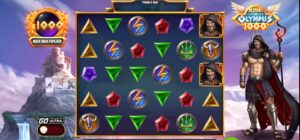 Rise of Olympus 1000 slot review gameplay image – 250 spin test