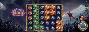 Second Thunder slot review gameplay image – 250 spin test