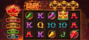 Spice Spice Baby slot review gameplay image – 250 spin test