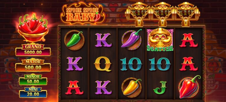Spice Spice Baby slot review gameplay image – 250 spin test