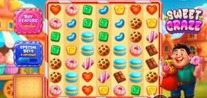 Sweet Craze slot review gameplay image – 250 spin test
