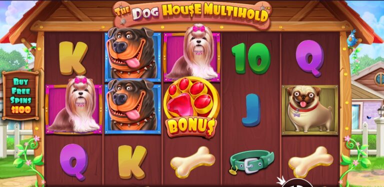 The Dog House Multihold slot review gameplay image – 250 spin test