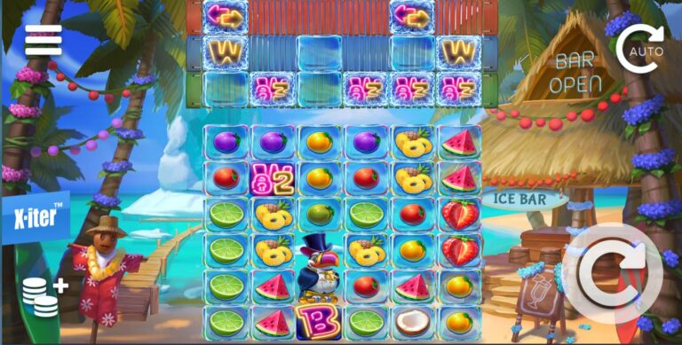 Tropicool 2 slot review gameplay image – 250 spin test