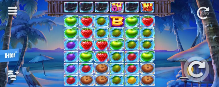Tropicool slot review gameplay image – 250 spin test