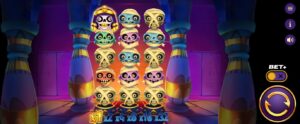 Tutan Kha-Boom slot review gameplay image – 250 spin test