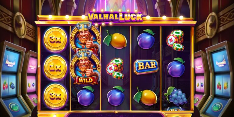 Valhal Luck slot review gameplay image – 250 spin test