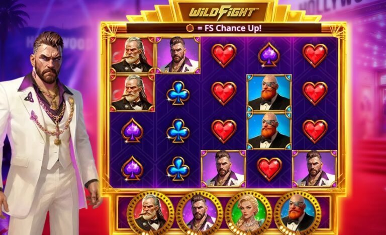 Vikings Go To Hollywood slot review gameplay image – 250 spin test