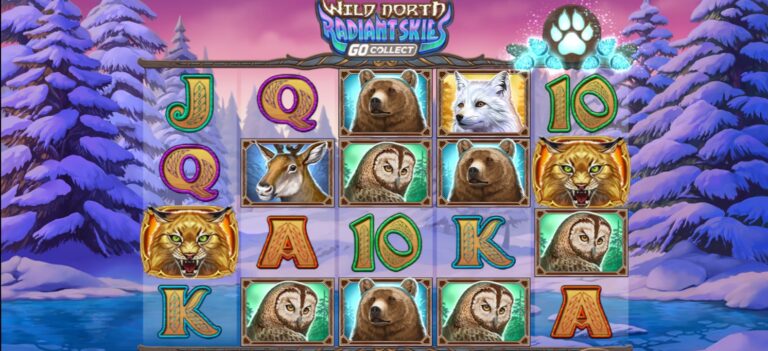 Wild North Radiant Skies slot review gameplay image – 250 spin test
