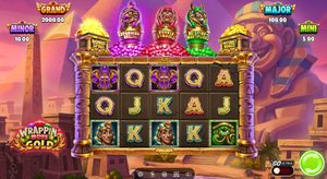 Wrappin' More Gold slot review gameplay image – 250 spin test